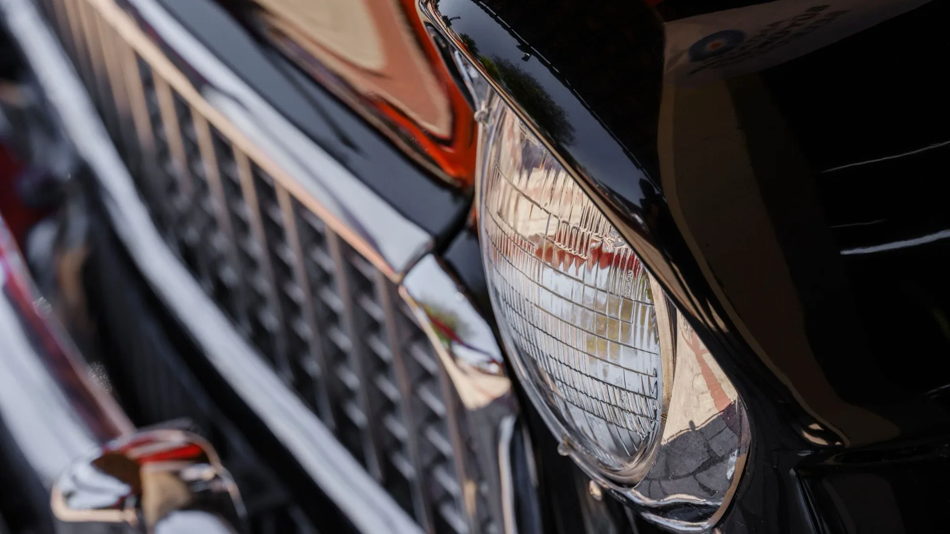 Illustrative detailing artwork for Cinder Chrome Car Detailing Near Me Houston TX